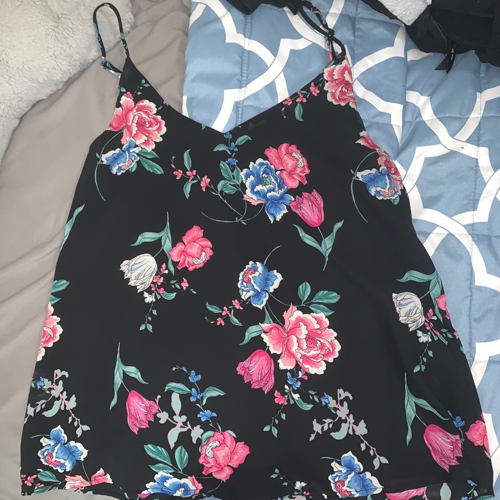 Floral tank top